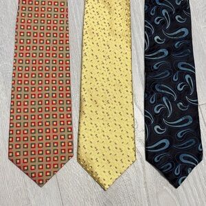 🔥BUNDLESALE Men's 3 Silk Tie Set